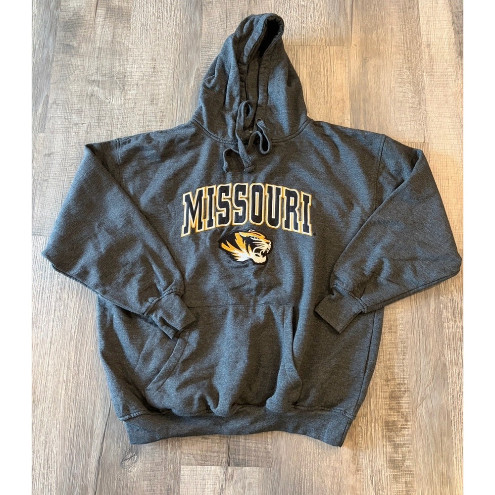 University of Missouri Cadre Athletic Hoodie Gray XL